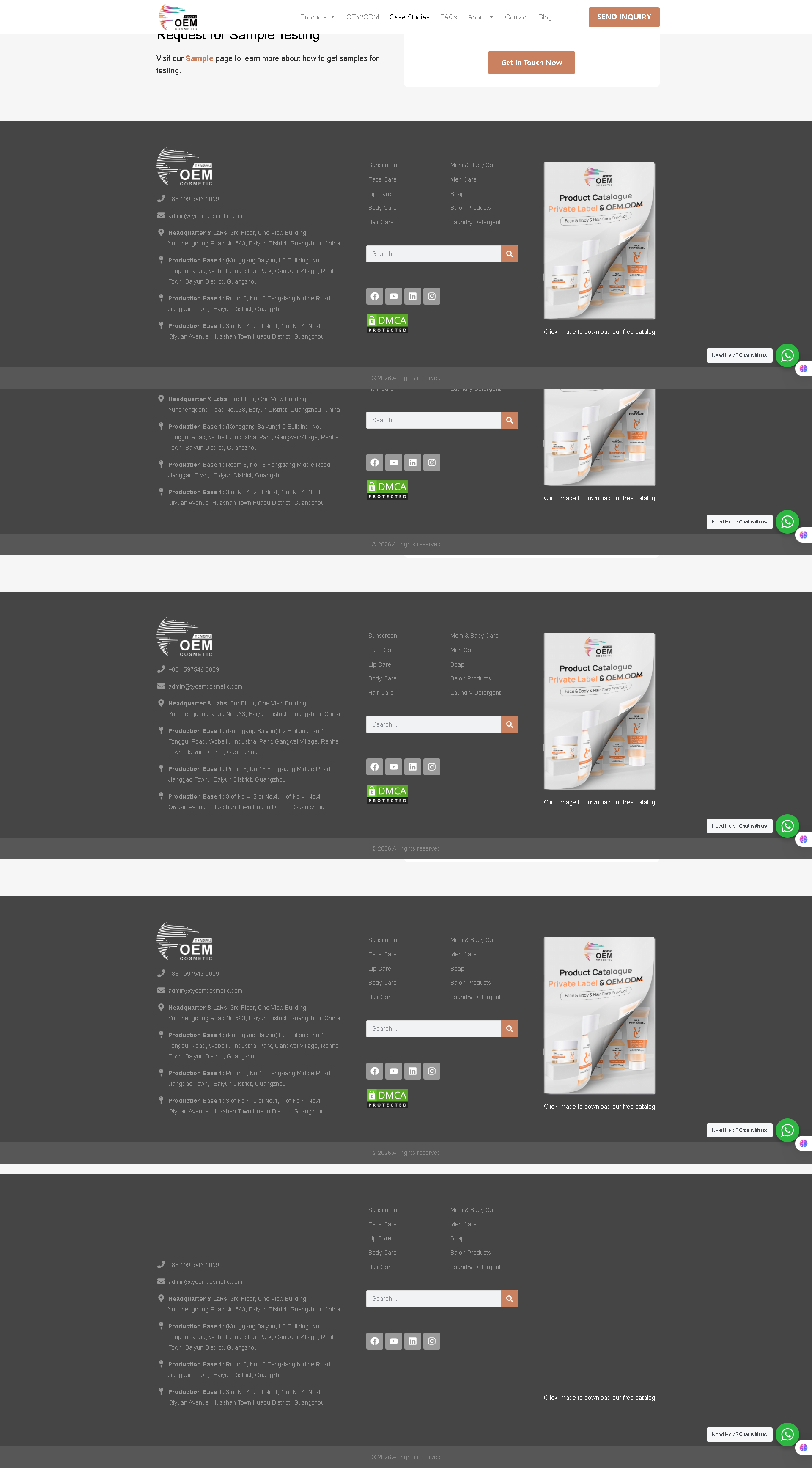 Client project screenshot