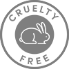 We never test our products on animals.